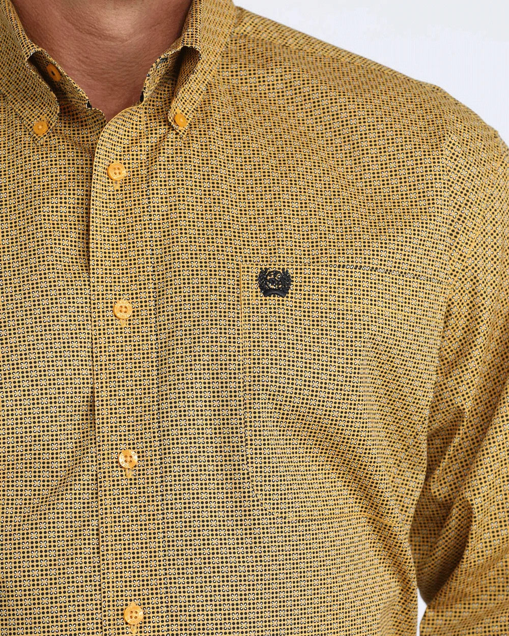 Camisa Cinch Dorada diseño