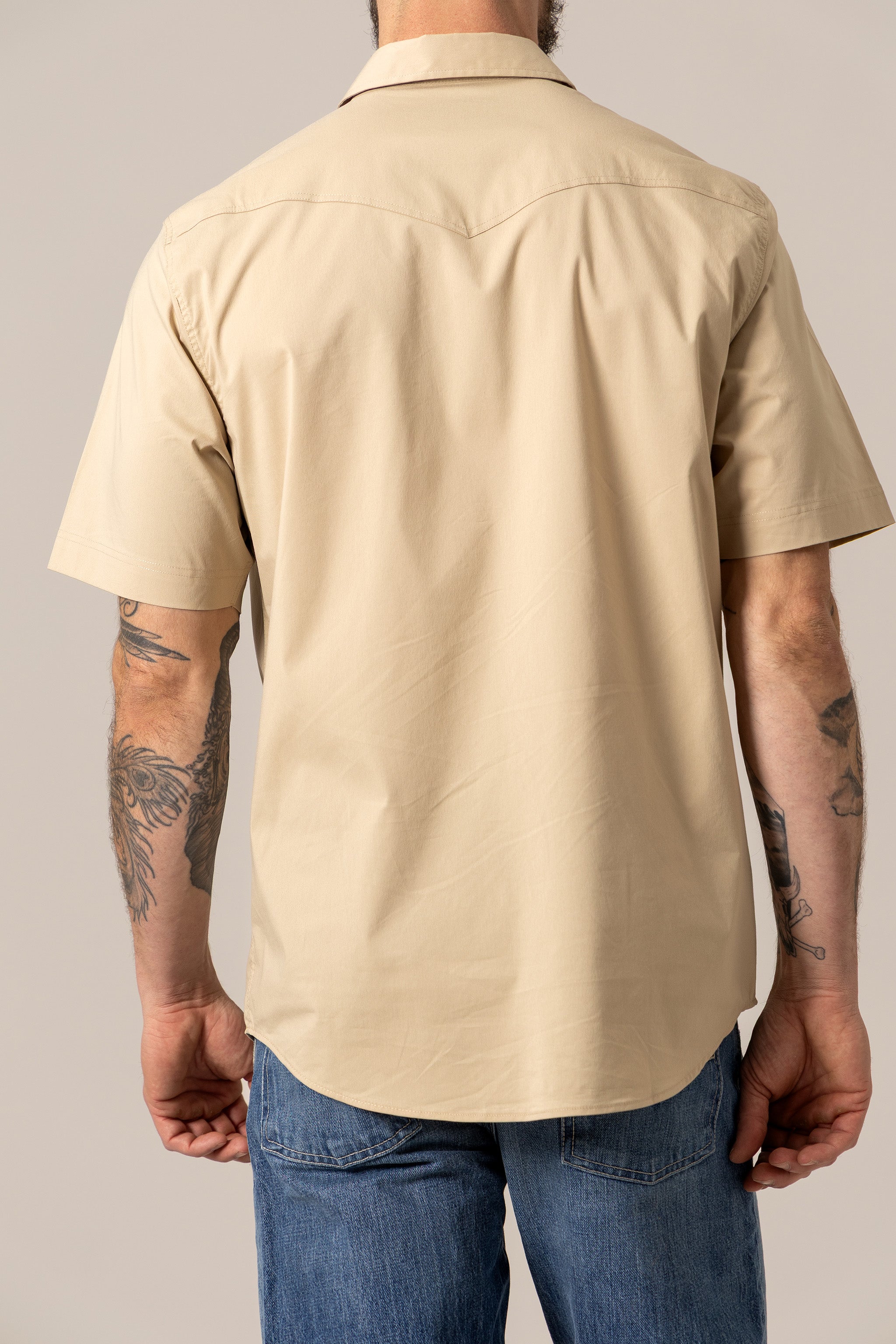 Camisa Rio Light khaki Kimes Ranch