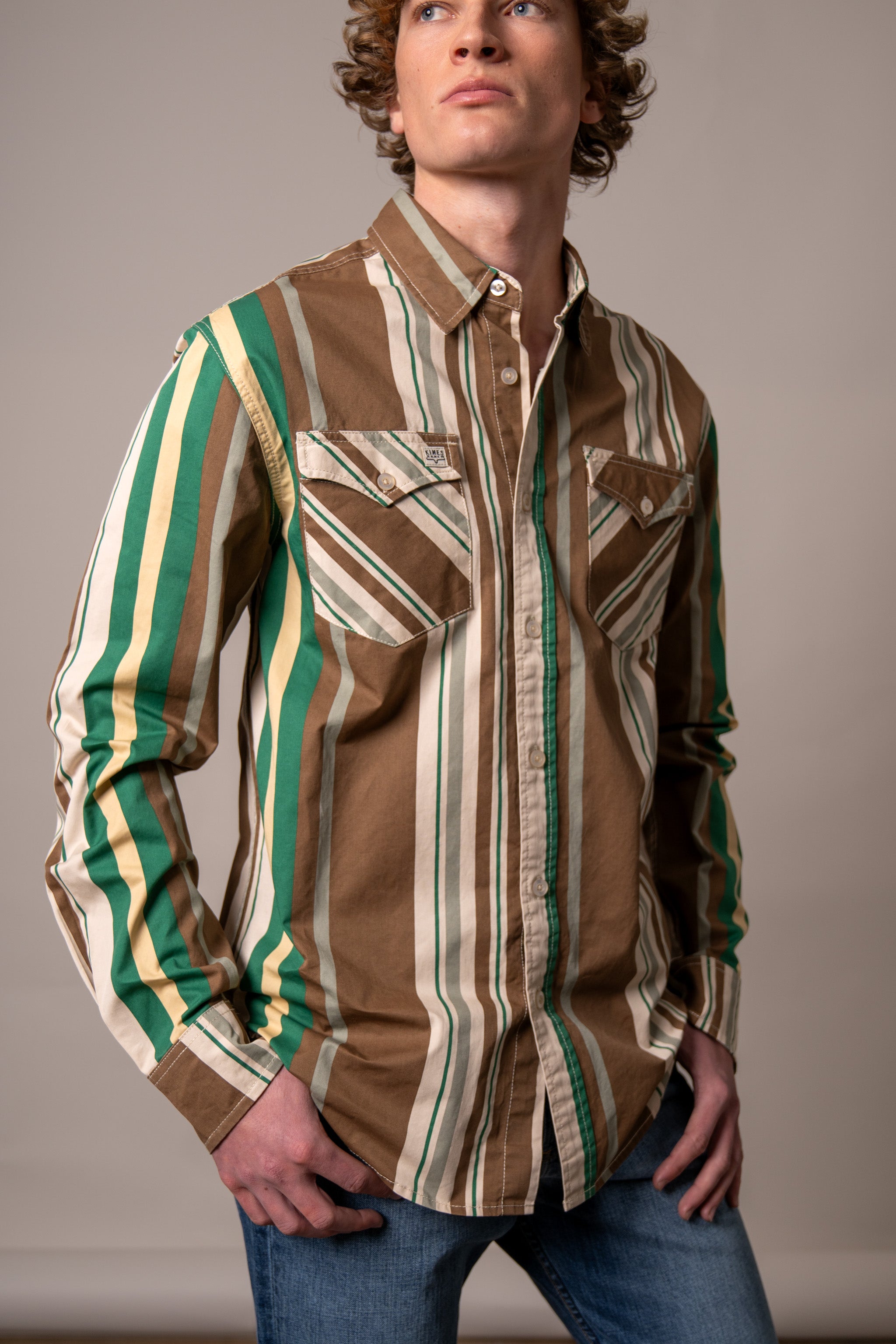 Camisa Kimes Ranch clancy Brown