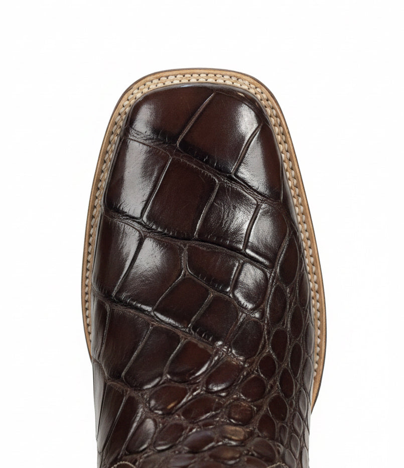 Bota Stetson Caimán café oil promo
