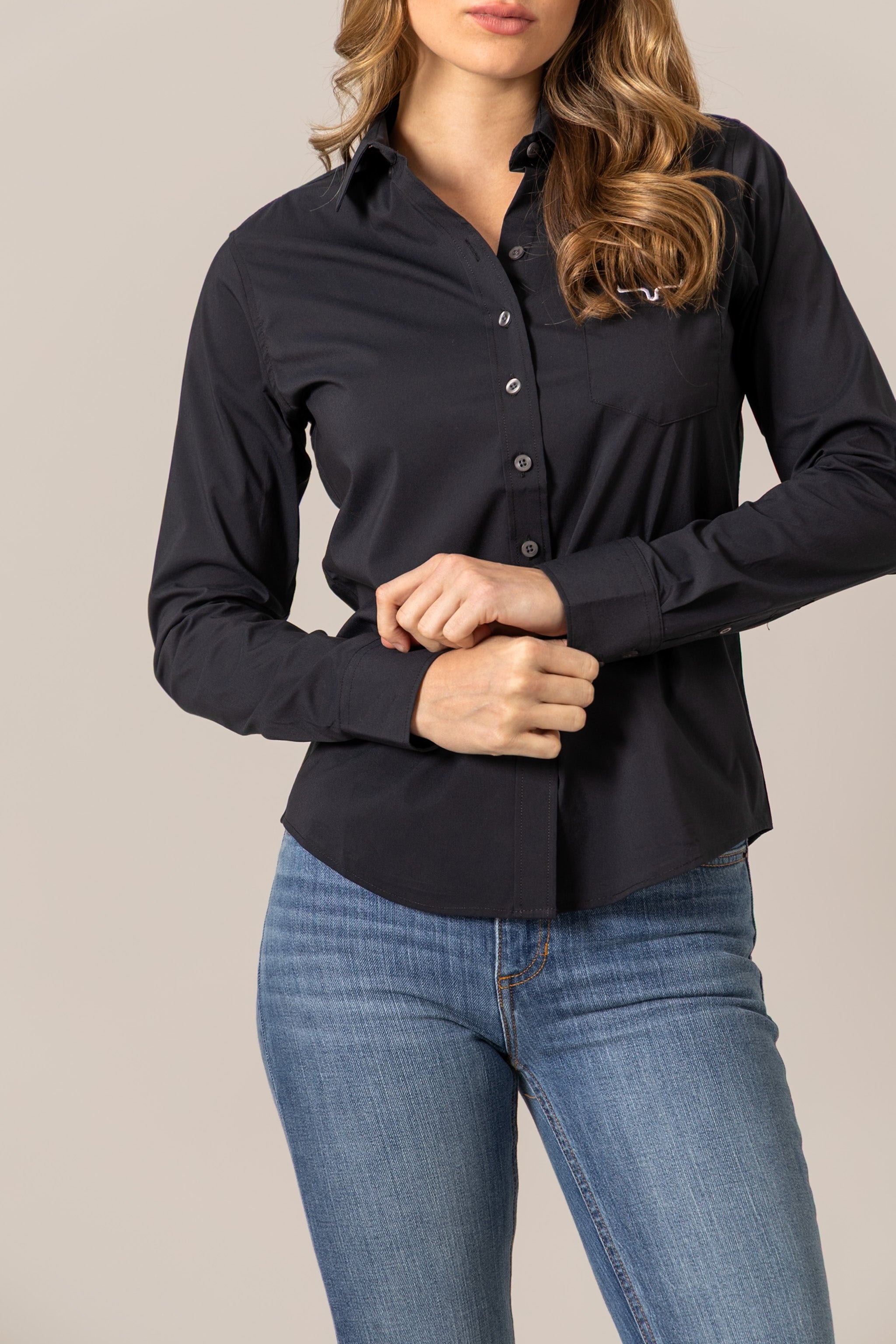 Camisa negra Kimes Ranch