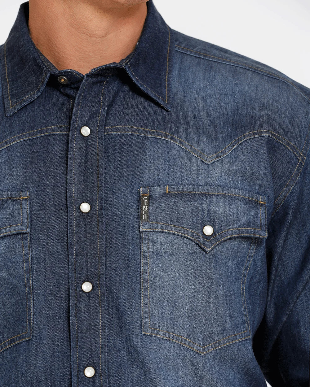 Camisa Cinch ind mezclilla