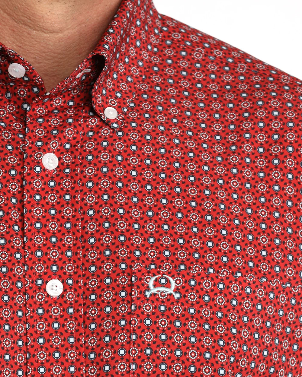 Camisa Cinch roja diseño