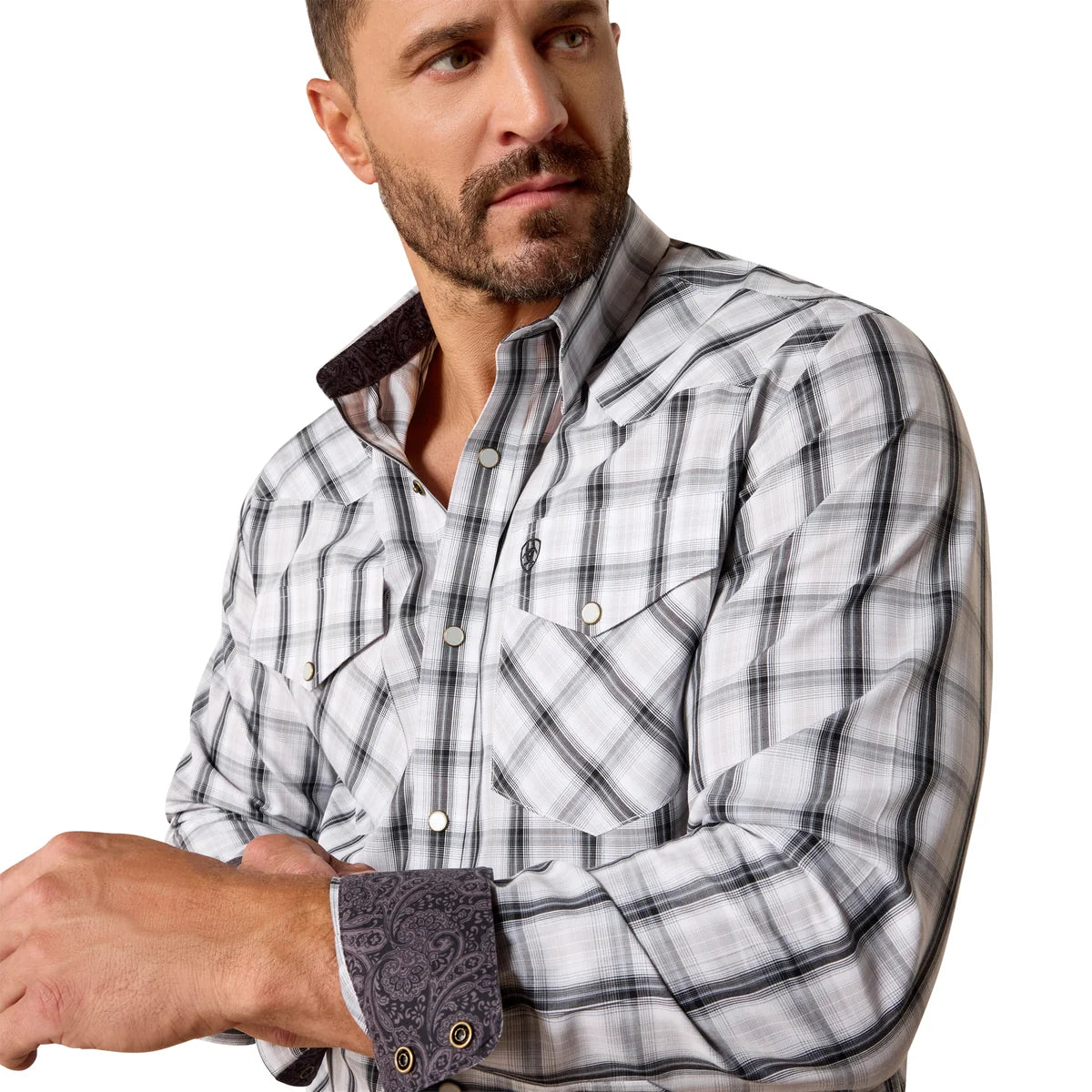 Camisa Ariat Wrinkle free fitted