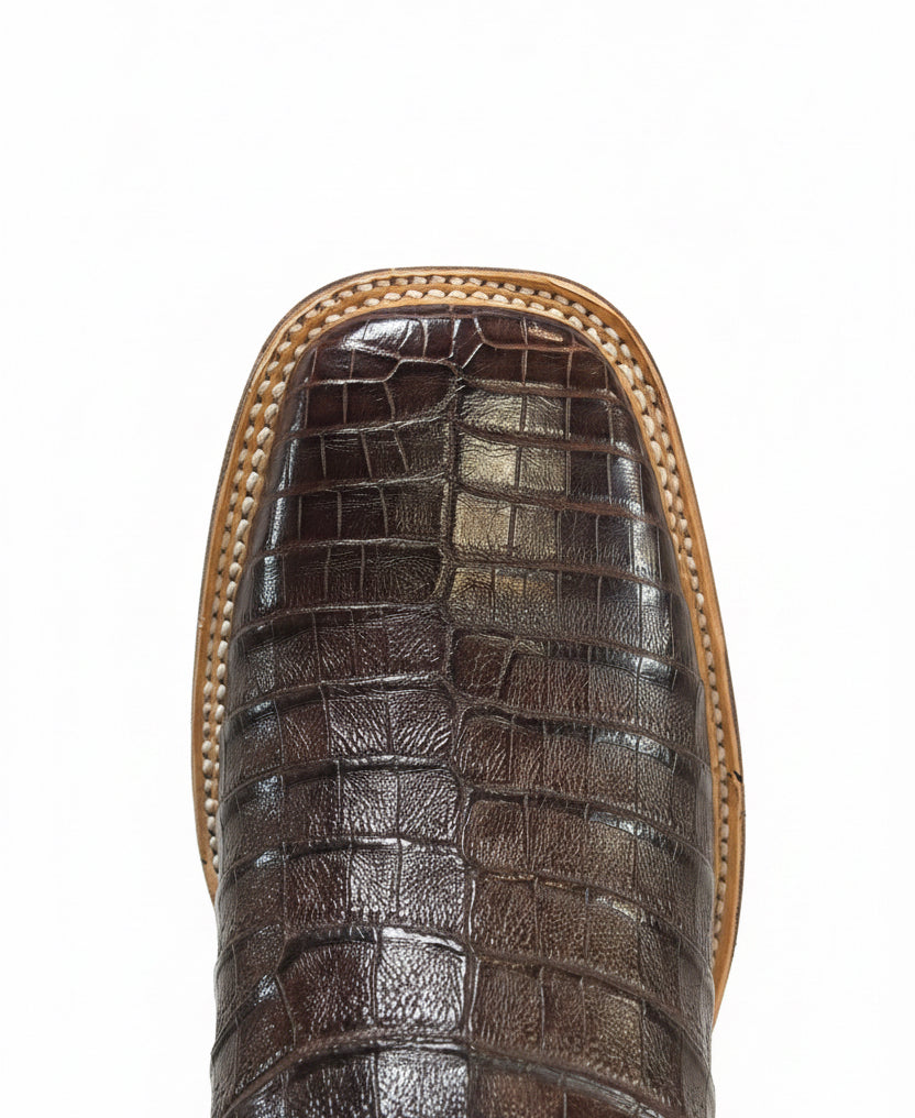 Bota Stetson Caimán body café aceitoso