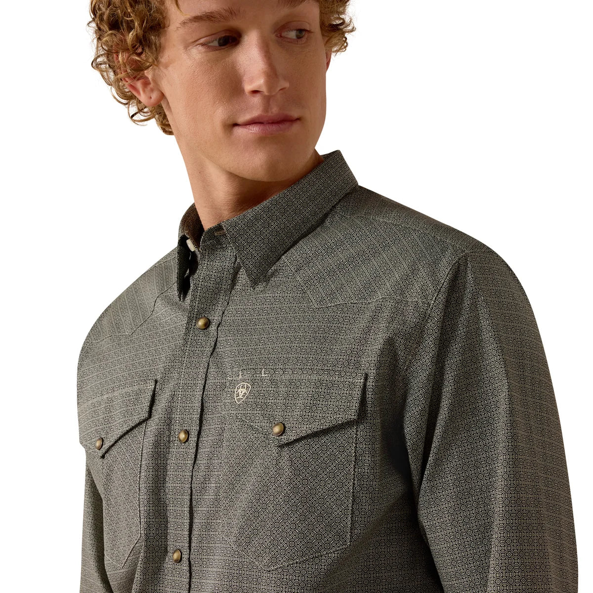 Camisa Ariat floyd corte fitted