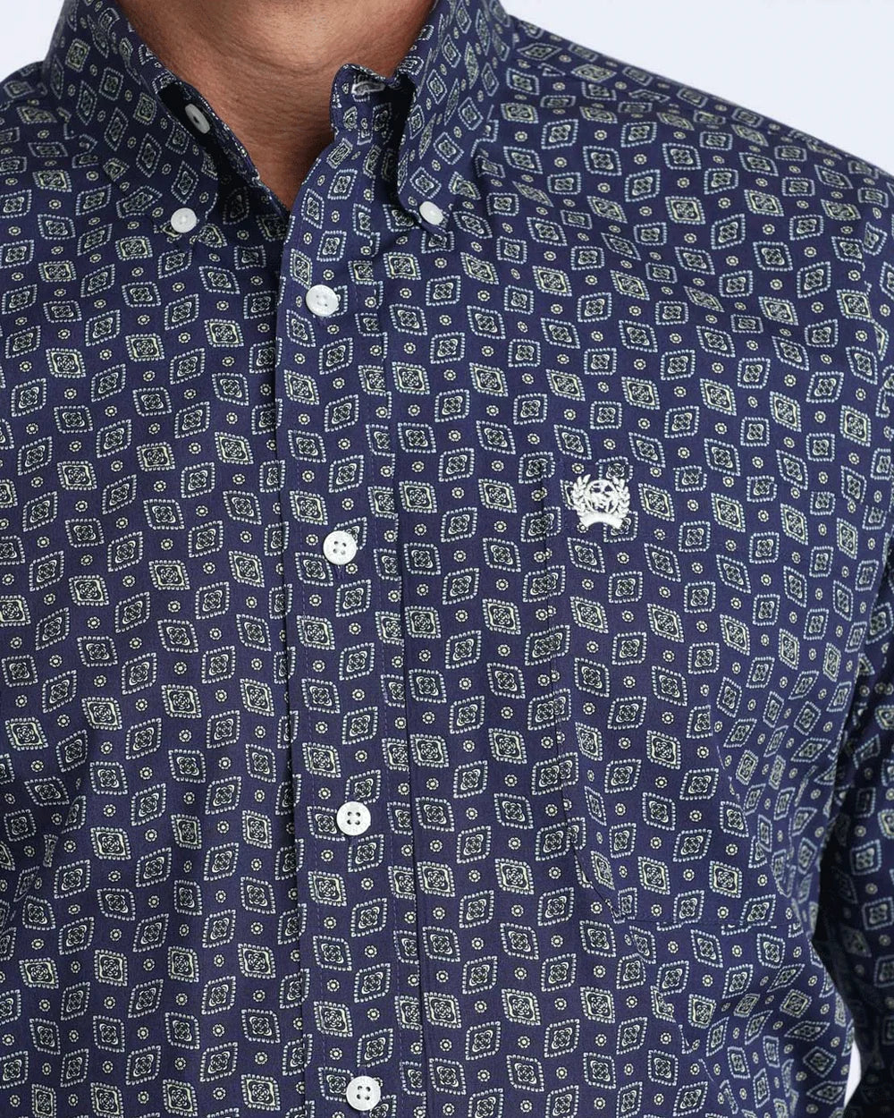 Camisa Cinch azul Button-Down