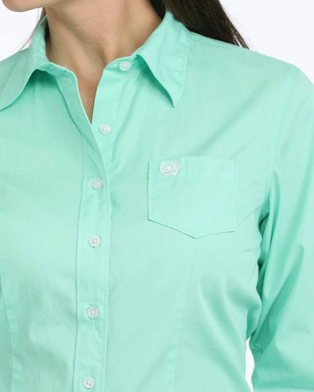 Camisa Cinch verde menta