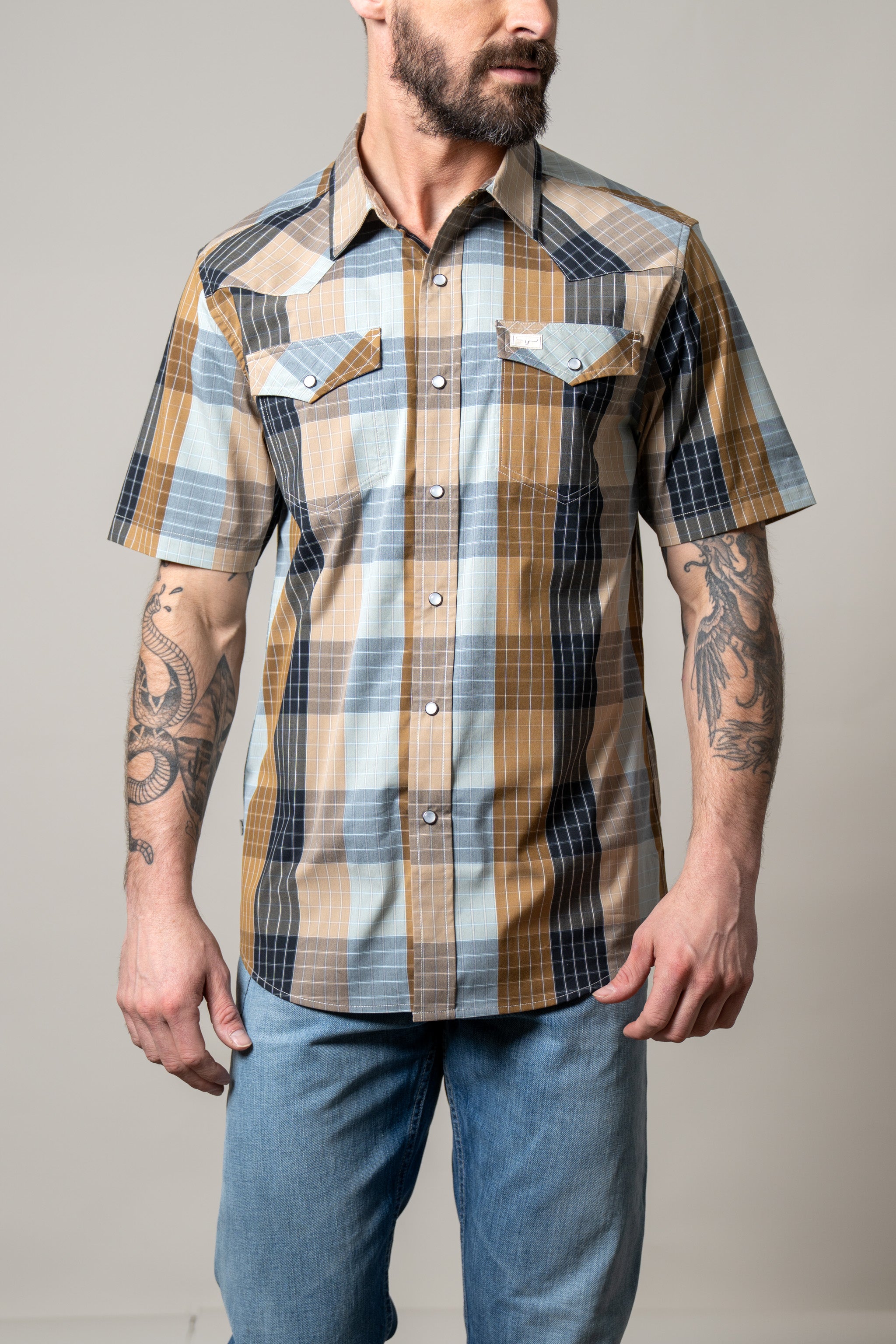 Camisa Kimes Ranch chico Brown