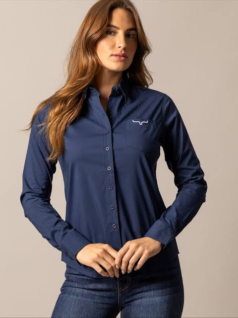 Camisa Kimes Ranch Azul Marino