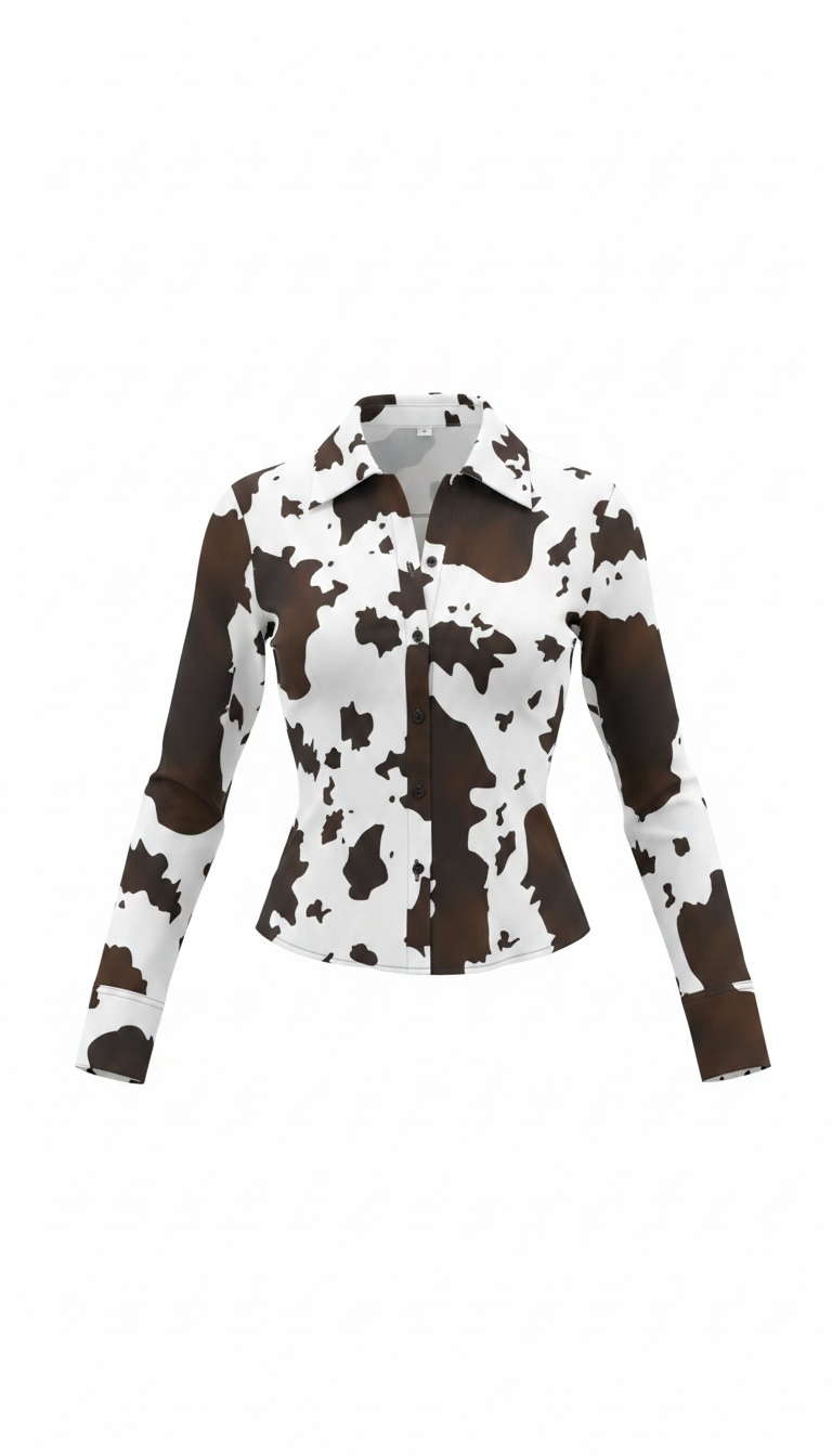 Camisa Dianely vaca café