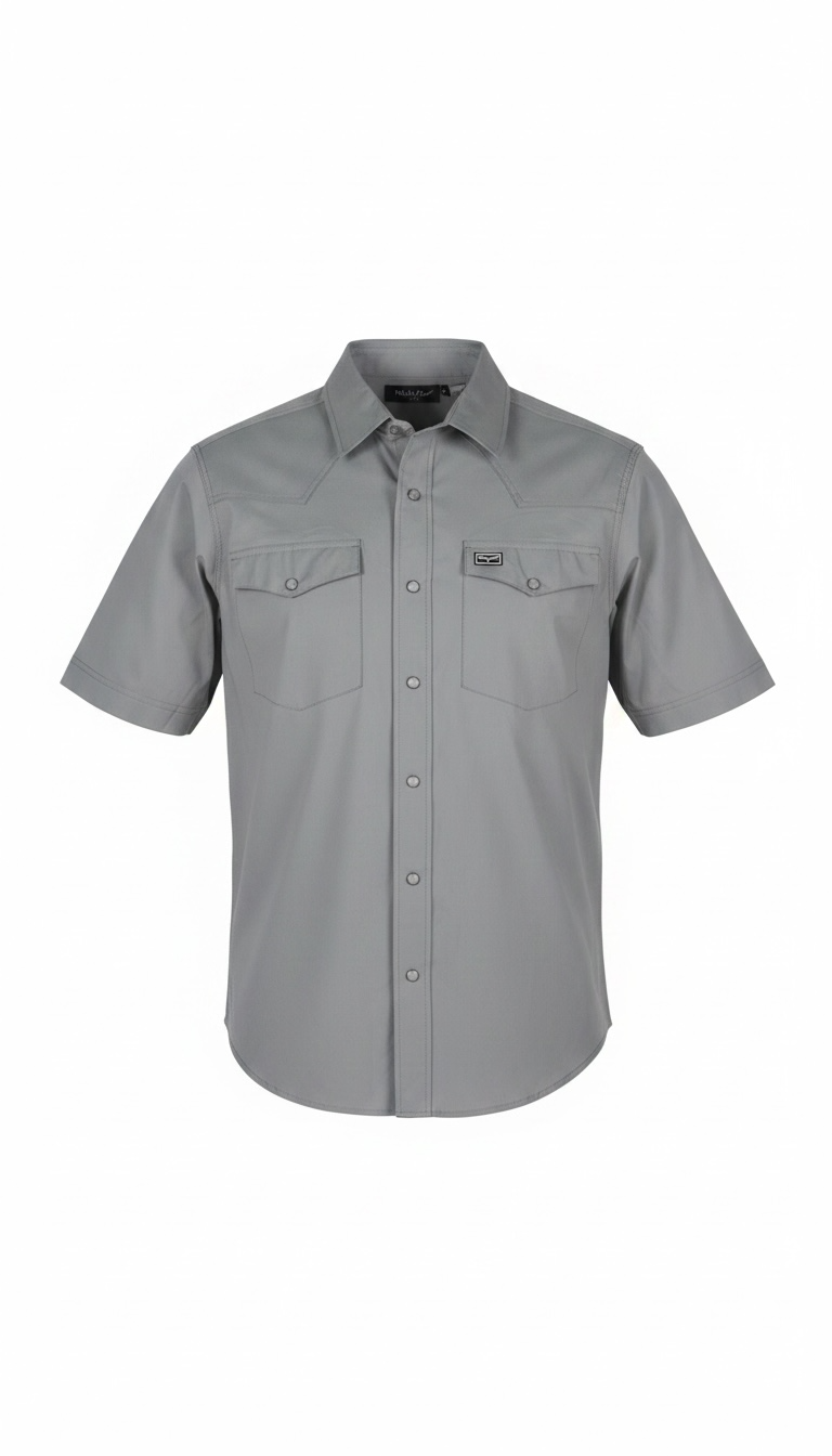 Camisa Kimes Ranch Rio short Grey