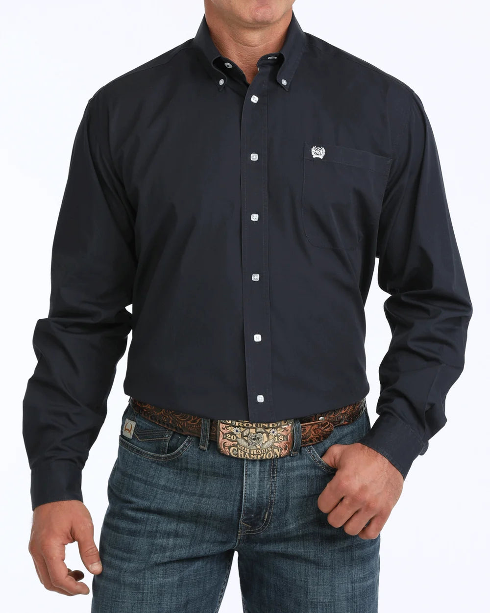 Camisa Cinch Clásica azul