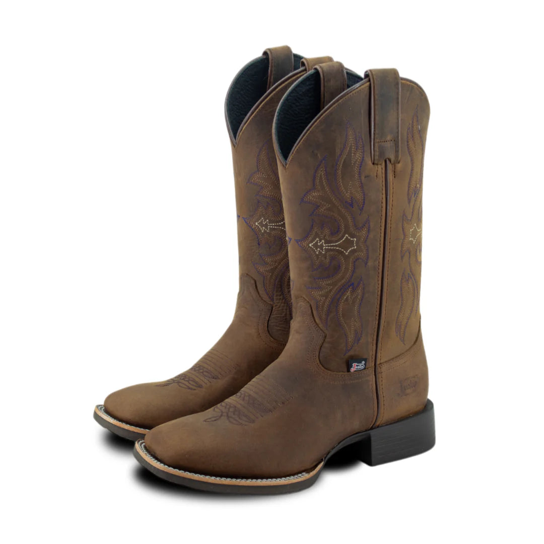 Botas Justin Crazy cobre