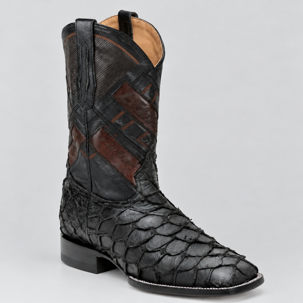 Bota Exótica Legado Piraruco Negro Legacy
