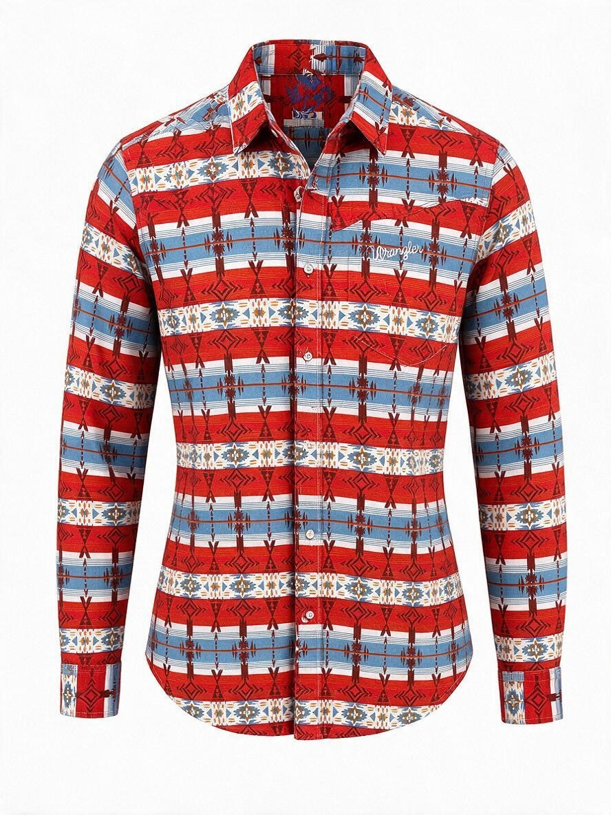 Camisa Wrangler tribal