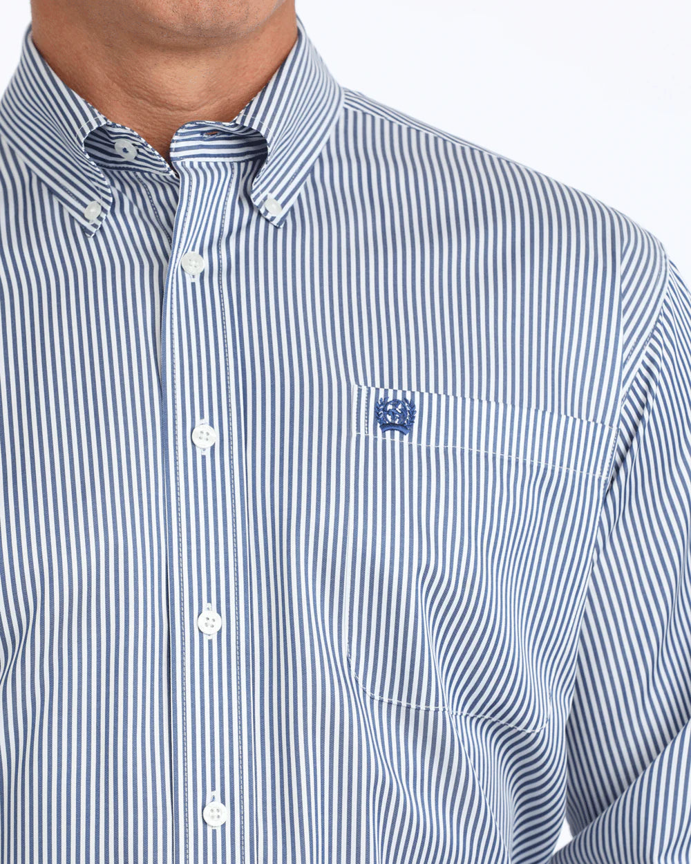 Camisa CINCH Rayada azul